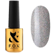 Гель-лак F.O.X Pigment №109 (прозрачный с мелкими серебристыми голографическими блестками), 7 мл