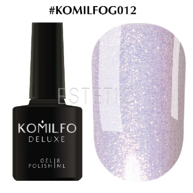 Гель-лак Komilfo DeLuxe Series №G012 (жемчужный белый, микроблеск), 8 мл