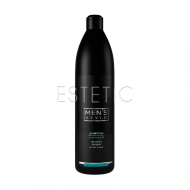 Profi Style Men's Style Refreshing Shampoo - Шампунь чоловічий для волосся та тіла освіжаючий, 1000 мл