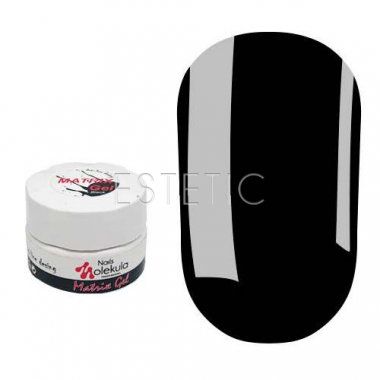 Molekula Matrix Gel Black - Гель-паутинка для дизайна (черный), 5 мл