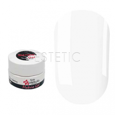 Molekula Matrix Gel White - Гель-паутинка для дизайна (белый), 5 мл