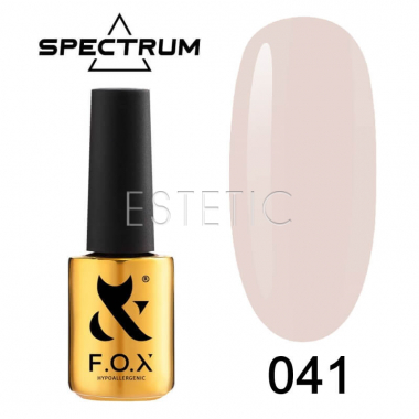 Гель-лак F.O.X Spectrum Gel Vinyl № 041 Married (персиковий, емаль), 7 мл 