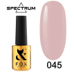 Гель-лак F.O.X Spectrum Gel Vinyl № 045 Wife (персиковый, эмаль), 7 мл