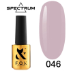 Гель-лак F.O.X Spectrum Gel Vinyl № 046 Careful (пудрово-розовый, эмаль), 7 мл