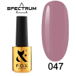Гель-лак F.O.X Spectrum Gel Vinyl № 047 Babe (попелясто-рожевий, емаль), 7 мл 