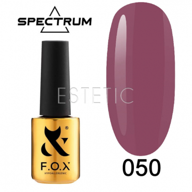 Гель-лак F.O.X Spectrum Gel Vinyl № 050 Girlfriend (сливовый, эмаль), 7 мл