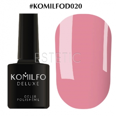 Гель-лак Komilfo Deluxe Series №D020 (насыщенный розовый, эмаль), 8 мл