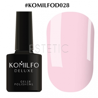 Гель-лак Komilfo Deluxe Series №D028 (светлый, розово-лиловый, эмаль), 8 мл