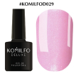 Гель-лак Komilfo Deluxe Series №D029 (рожевий з шимером), 8 мл