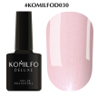 Гель-лак Komilfo Deluxe Series №D030 (светлый, розово-бежевый с шиммером), 8 мл