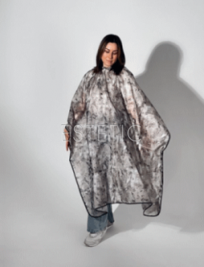 Aleks Style Накидка для стрижки, 140/150 см, резинки + крючок