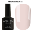 Гель-лак Komilfo Deluxe Series №D035 (светлый, серо-лиловый, эмаль), 8 мл
