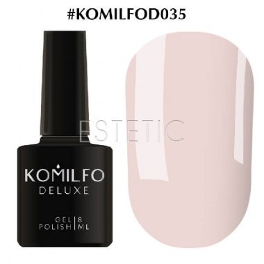 Гель-лак Komilfo Deluxe Series №D035 (светлый, серо-лиловый, эмаль), 8 мл