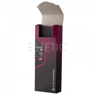 STALEKS PRO DFE-21-320 Змінні файли для пилки прямої EXPERT 21 (шліфовщик на пінній основі) 320 гріт (10 шт)