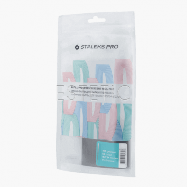 STALEKS PRO DFE-42-100 Сменные файлы для пилки-полумесяц EXPERT 42 100 грит (50 шт)