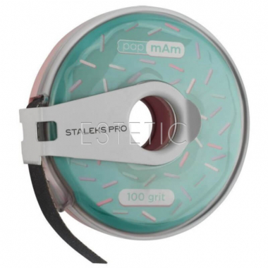 STALEKS PRO ATC-100 Сменный файл-лента papmAm в пластиковой катушке Bobbinail 100 грит (6 м)