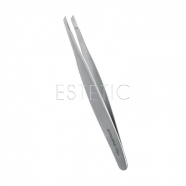 STALEKS PRO TE-20/4 Пинцет для бровей (узкие скошенные кромки) EXPERT 20 TYPE 4