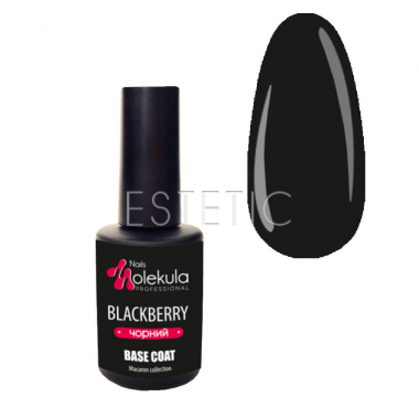 Molekula Цветная база Macaron Color Base Blackberry (черный), 12 мл