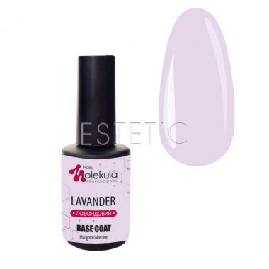 Molekula Цветная база Macaron Color Base Lavender (лавандовый), 12 мл