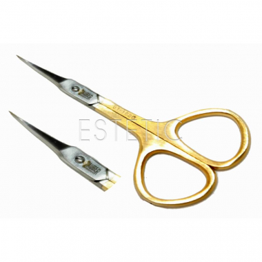Zauber 01-162GL Ножницы для кутикул золотые (18 мм)