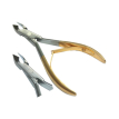 Zauber 02-288G Кусачки для кожи, золотые (8 мм)