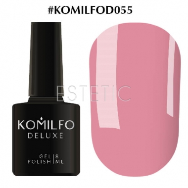 Гель-лак Komilfo Deluxe Series №D055 (кораллово-розовый, эмаль), 8 мл