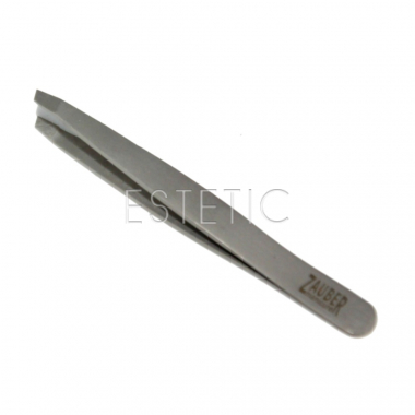 Zauber Т-364 Пинцет для бровей (широкие скошенные кромки)