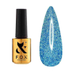 Гель-лак F.O.X Flash №010 (голубой, светоотражающий), 6 мл