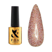 Гель-лак F.O.X Flash №012 (серебристо-красный, светоотражающий), 6 мл