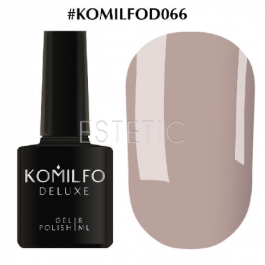 Гель-лак Komilfo Deluxe Series №D066 (приглушенный, серо-сиреневый, эмаль), 8 мл