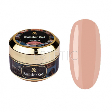 F.O.X Builder Gel Cover Peach - Моделирующий гель для наращивания (персиковый), 15 мл