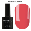 Гель-лак Komilfo Deluxe Series №D083 (чуть светло-малиновый, эмаль), 8 мл