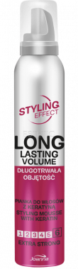 Joanna STYLING EFFECT Мусс для волос  экстрасильной фиксации, 150 мл