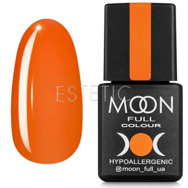 MOON FULL Barbie Color Rubber Base №006 Цветное базовое покрытие (оранжевый, эмаль), 8 мл