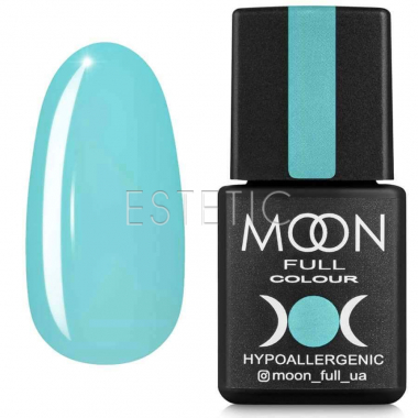 MOON FULL Barbie Color Rubber Base №007 Цветное базовое покрытие (бирюзовый, эмаль), 8 мл
