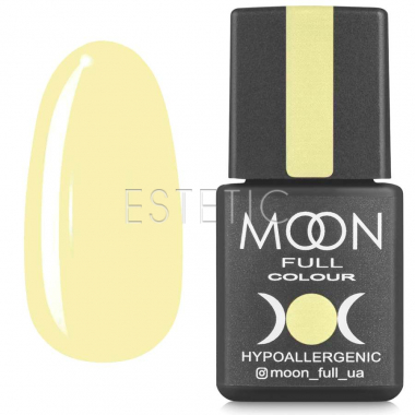MOON FULL Barbie color Rubber base №013 Цветное базовое покрытие (светло-лимонный, эмаль), 8 мл