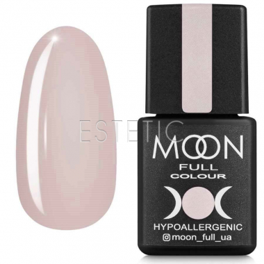 MOON FULL Barbie color Rubber base №016 Цветное базовое покрытие (серо-бежевый, эмаль), 8 мл