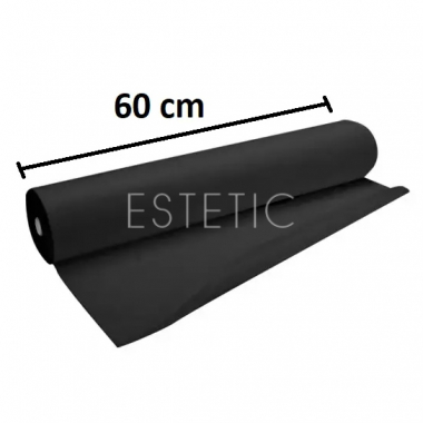 Softex Одноразові чорні щільні простирадла спанбонд 60 см*100 м, 30 г/м2 (рулон)