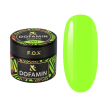 F.O.X Base Dofamin №001 - цветная база для гель-лака (салатовый неон), 10 мл