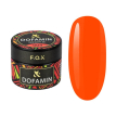 F.O.X Base Dofamin №004 - цветная база для гель-лака (красный неон), 10 мл