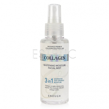 Enough Collagen Whitening Moisture Facial Mist 3in1 - Відбілюючий  міст для обличчя з колагеном, 100 мл