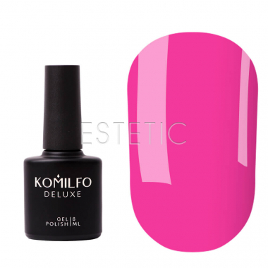 Komilfo Kaleidoscopic Base №005 - цветное базовое покрытие (малиновый, неон), 8 мл