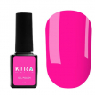 Гель-лак Kira Nails №173 (неоново-рожевий, емаль), 6 мл