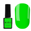 Гель-лак Kira Nails №183 (яскраво-зелений, емаль), 6 мл