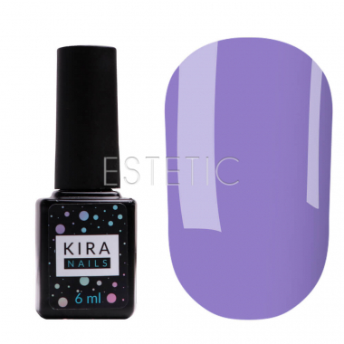 Kira Nails Color Base №010 - камуфлююча база (лілово-блакитний), 6 мл