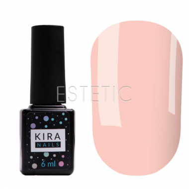 Kira Nails Color Base №001 - камуфлююча база (рожевий нюд), 6 мл