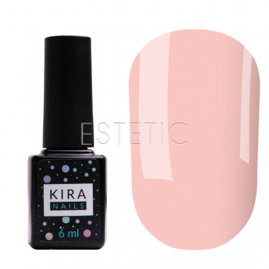 Kira Nails Color Base №002 - камуфлирующая база (зефирно-розовый), 6 мл