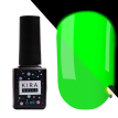 Гель-лак Kira Nails FLUO №002 (салатовий, флуоресцентний), 6 мл