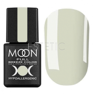 Гель-лак MOON FULL Breeze Color №414 (світлий сіро-оливковий, емаль), 8 мл