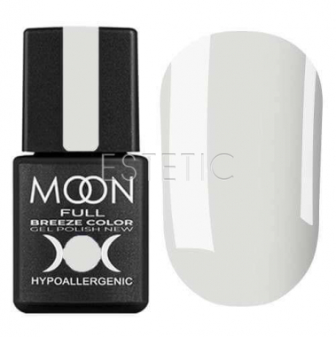 Гель-лак MOON FULL Breeze Color №415 (світло-сірий, емаль), 8 мл